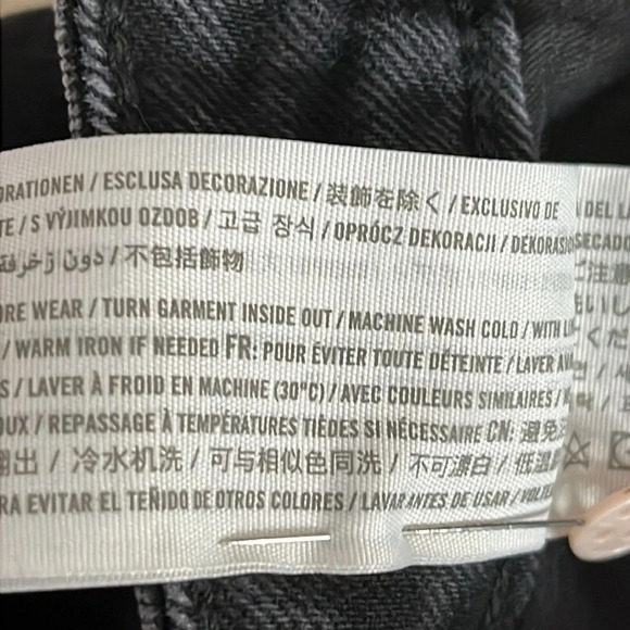 Abercrombie & Fitch Curve Love Skinny High Rise Jeans in Black - NWOT - 26/2s - Picture 10 of 10